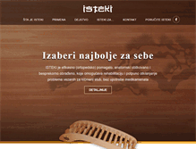 Tablet Screenshot of isteki.rs